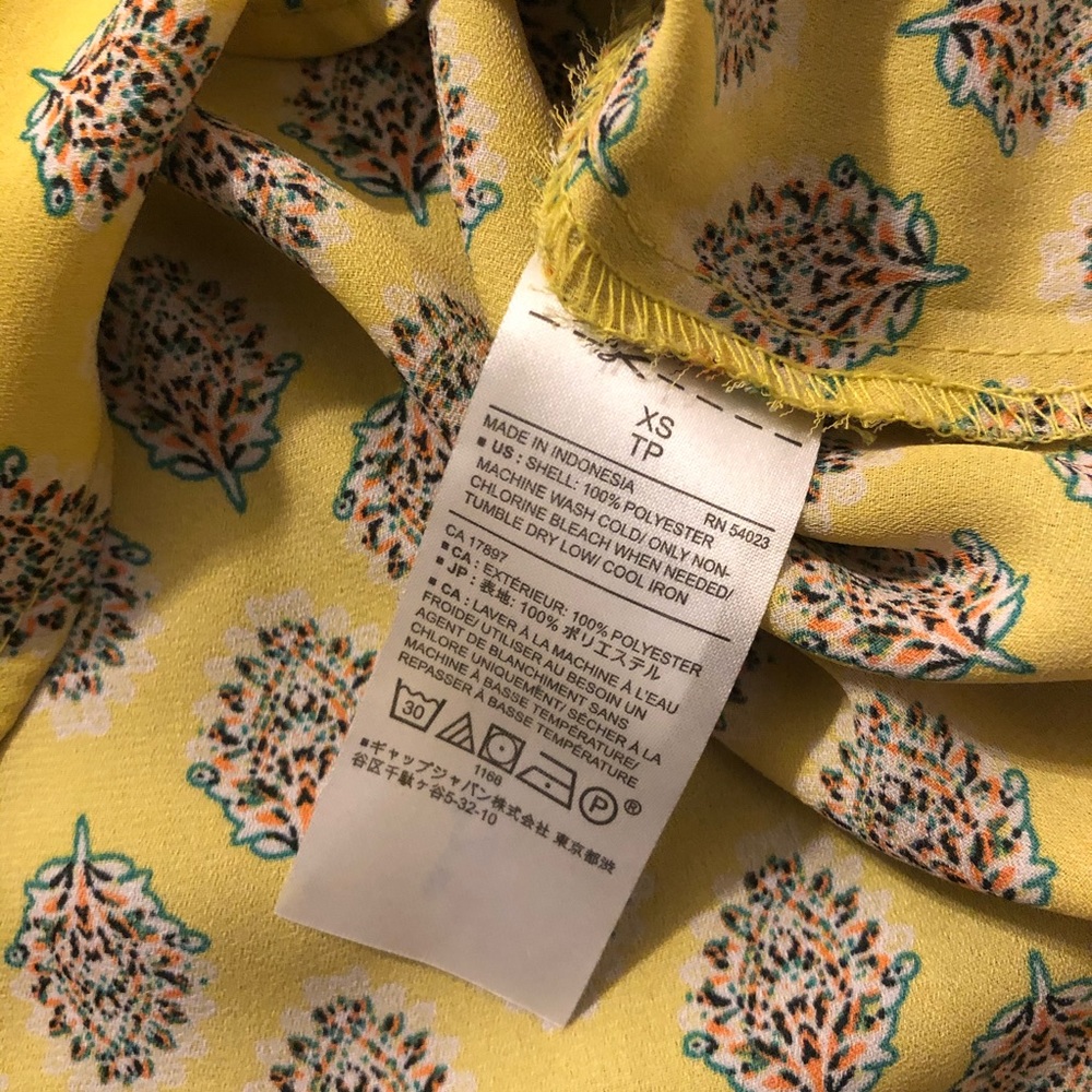 NWOT Banana Republic Floral Motif Tank - Picture 4 of 4